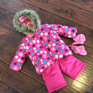 jcpenney baby girl snowsuit
